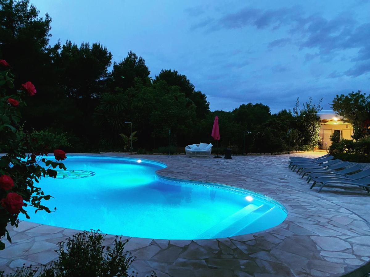 Villa Can Toni Miqueli Santa Gertrudis  Luaran gambar