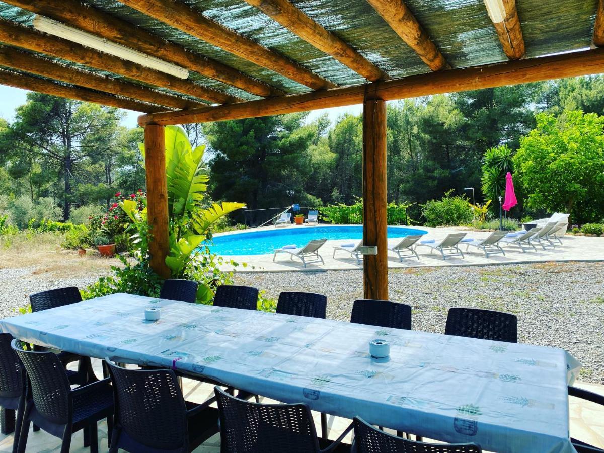 Villa Can Toni Miqueli Santa Gertrudis  Luaran gambar