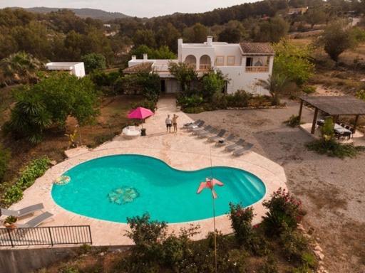 Villa Can Toni Miqueli Santa Gertrudis  Luaran gambar