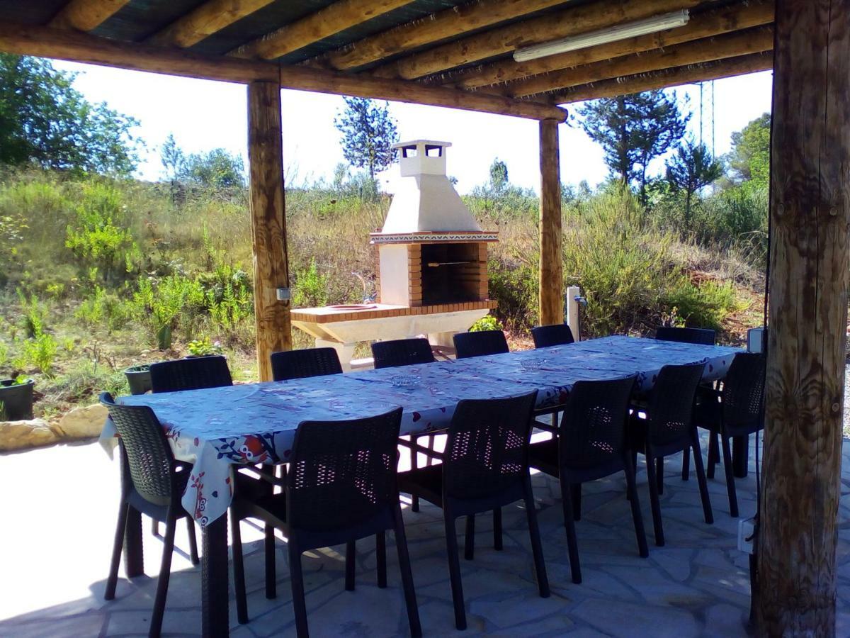 Villa Can Toni Miqueli Santa Gertrudis  Luaran gambar